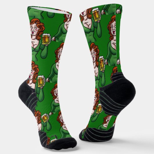St Patrick's Day Crew Socks Socken (Gewinkelt)