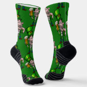 St Patrick's Day Crew Socks Socken (Gewinkelt)
