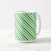 St. Patrick's Day Cross Streifen Muster-54602 Kaffeetasse (VorderseiteRechts)