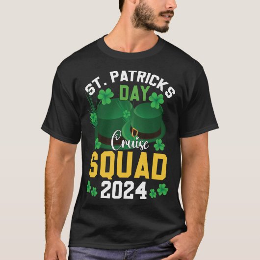 St. Patrick's Day Cruise Squad 2024 T-Shirt (Vorderseite)