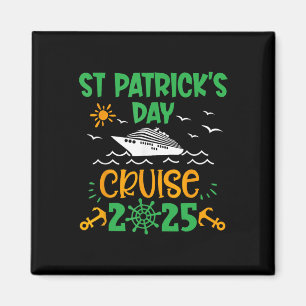 St Patricks Day Cruise Squad 2025 Familienmatte Magnet
