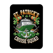 St Patrick's Day Cruise Squad 2025 Family Matching Magnet (Vertikal)