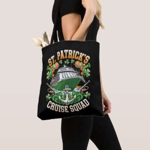 St Patrick's Day Cruise Squad 2025 Family Matching Tasche