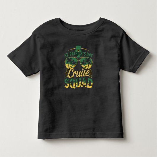 St Patrick's Day Cruise Squad Family Matching Kleinkind T-shirt (Vorderseite)