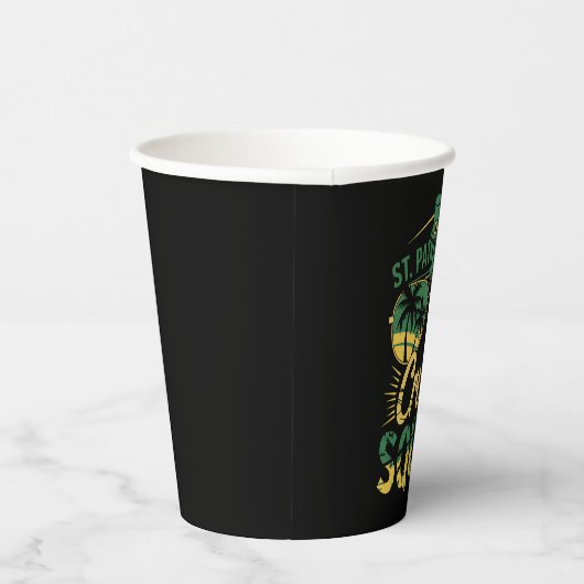 St Patrick's Day Cruise Squad Family Matching Pappbecher (Rechts)