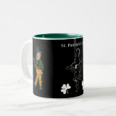 St. Patrick's Day Cup Zweifarbige Tasse (Vorderseite Links)