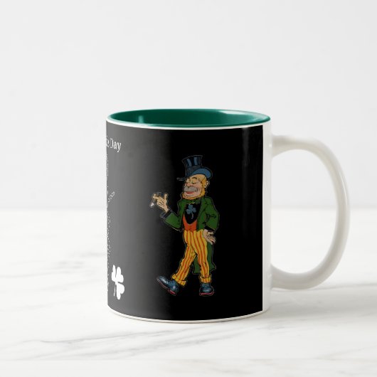 St. Patrick's Day Cup Zweifarbige Tasse (Rechts)