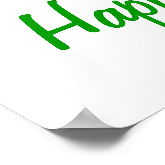 St. Patrick's Day Cupcake Poster (Ecke)