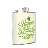 St. Patrick's Day Custom Flask Green Beer Tasse Flachmann (Rechts)