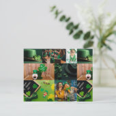St. Patrick's Day CUSTOM Grußkarte Postkarte (Stehend Vorderseite)