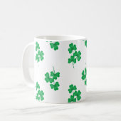 St. Patrick's Day Custom Kleeblatt Tasse (Vorderseite Links)