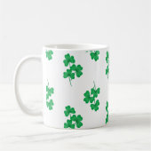 St. Patrick's Day Custom Kleeblatt Tasse (Links)