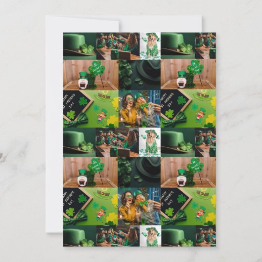 St. Patrick's Day CUSTOM Party wird zu St. Patrick Einladung (Vorderseite)