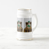 St Patrick's Day Cute Ginger Cat  Bierglas (VorderseiteRechts)