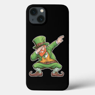 St Patricks Day Dab Dabbing Kobold in Grün Case-Mate iPhone Hülle