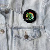 St Patricks Day Dabbing Leprechaun Boys Girls Button (Beispiel)