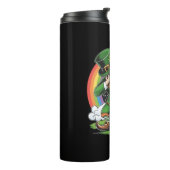 St Patricks Day Dabbing Leprechaun Dab Tance Thermosbecher (Nach links gedreht)