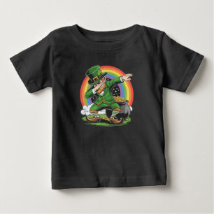 St Patricks Day Dabbing Leprechaun Dab Tanz Baby T-shirt