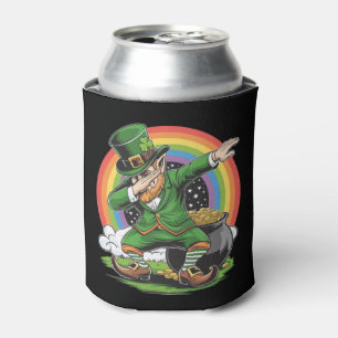 St Patricks Day Dabbing Leprechaun Dab Tanz Dosenkühler
