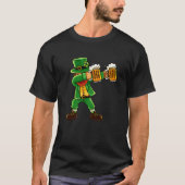 St Patrick's Day Dabbing Leprechaun Irish Gnome Be T-Shirt (Vorderseite)