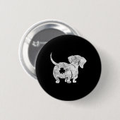St. Patricks Day Dachshund Dackel Geschenke Button (Vorne & Hinten)