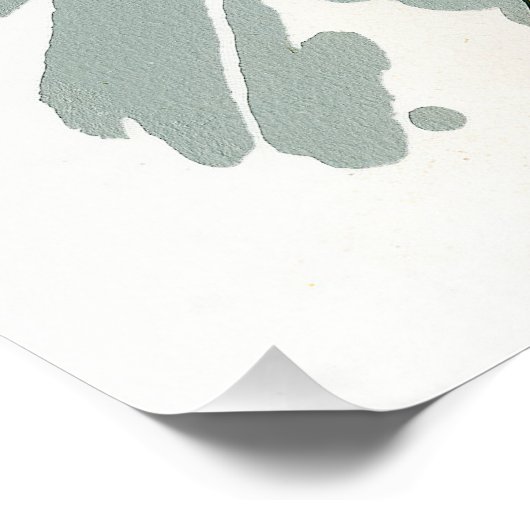 St Patricks Day - Dachshund Dog Irish Costume Poster (Ecke)