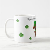 St. Patrick's Day Dackel Kaffee Tasse (Links)