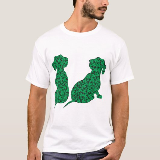 St. Patrick's Day Dackeln T-Shirt (Vorderseite)
