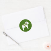 St. Patrick's Day Dala Horse Sticker (Umschlag)