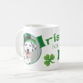 St. Patrick's Day Dalmatiner Kaffeetasse (Vorderseite Links)