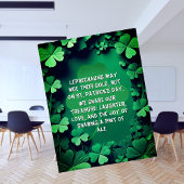St. Patricks Day Dankbarkeit Postkarte