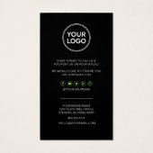 St. Patrick's Day Danke & Discount Code Card (Rückseite)