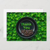 St. Patrick's Day Dankeschön Karte (Vorne/Hinten)