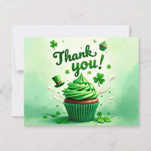 St. Patrick's Day Dankeschön Karte