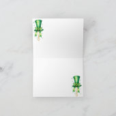 St. Patrick's Day Dankeschön Karte (Innenseite)