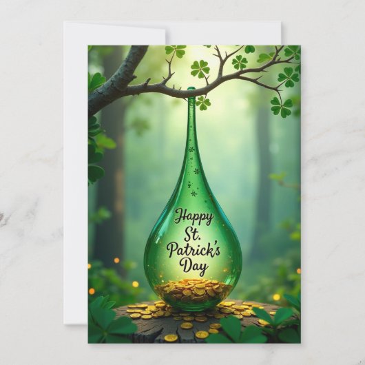 St. Patrick's Day Dankeskarte (Vorderseite)
