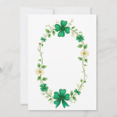 St. Patrick's Day Dankeskarte (Rückseite)