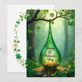 St. Patrick's Day Dankeskarte (Vorne/Hinten)