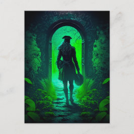 St. Patrick's Day Dark Fantasy Feiertagspostkarte
