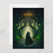 St. Patrick's Day Dark Fantasy Feiertagspostkarte (Vorne/Hinten)