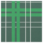 St. Patrick's Day Dark Green Kariert Stoff (Nahaufnahme)