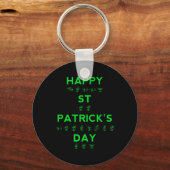 St Patricks Day Deaf Pride Sign Language Asl Aware Schlüsselanhänger (Vorderseite)