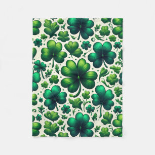 St. Patricks Day-Decke, glückliche Fleece-Decke, Fleecedecke