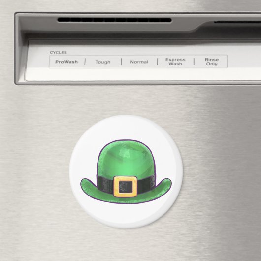 St Patricks Day Derby Hat Magnet (In Situ (Geschirrspüler))
