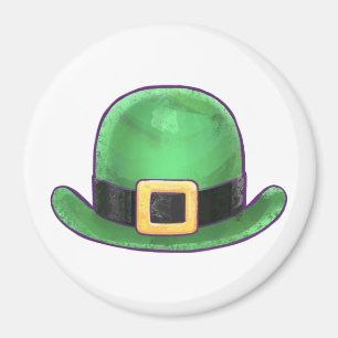 St Patricks Day Derby Hat Magnet
