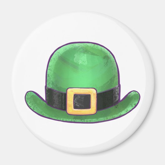 St Patricks Day Derby Hat Magnet (Vorne)