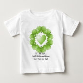 St. Patrick's Day Design Baby T-shirt (Vorderseite)