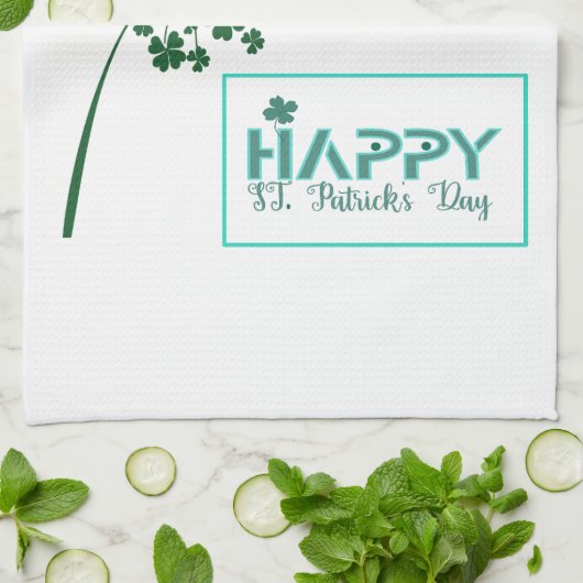 St. Patrick's Day Design Geschirrtuch (Gefaltet)
