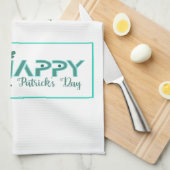 St. Patrick's Day Design Geschirrtuch (Viertel Falte)