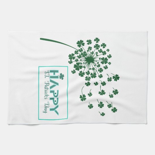 St. Patrick's Day Design Geschirrtuch (Horizontal)